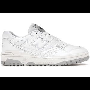 New Balance 550; White Grey